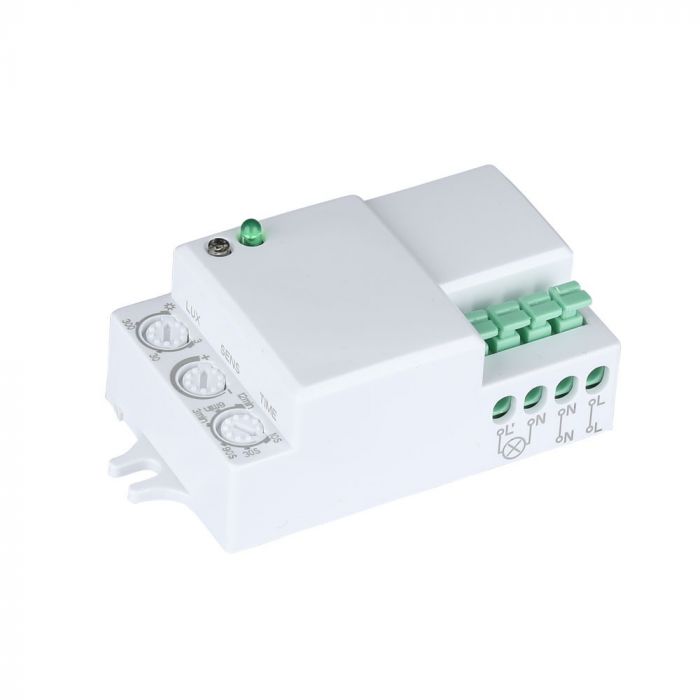 LED 300W Mikroviļņu kustības sensors, IP20, balts, V-TAC
