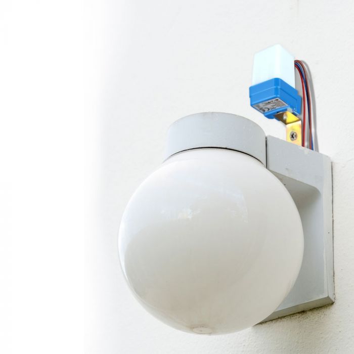 LED light sensor (dusk sensor), IP44, white, 360°, V-TAC