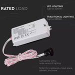 LED iebūvējams īsas distances kustības sensors/slēdzis 200LED/500W, V-TAC