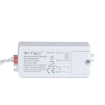 LED iebūvējams īsas distances kustības sensors 300/500W, strādā uz durvju atvēršanos, V-TAC