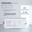 LED built-in short distance motion sensor, Max 200W LED, 360°, works on door opening, V-TAC