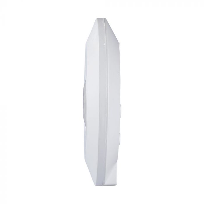 Infrasarkanais kustības sensors, griestu, balts, regulējams laiks un LUX (līdz 1000W), V-TAC