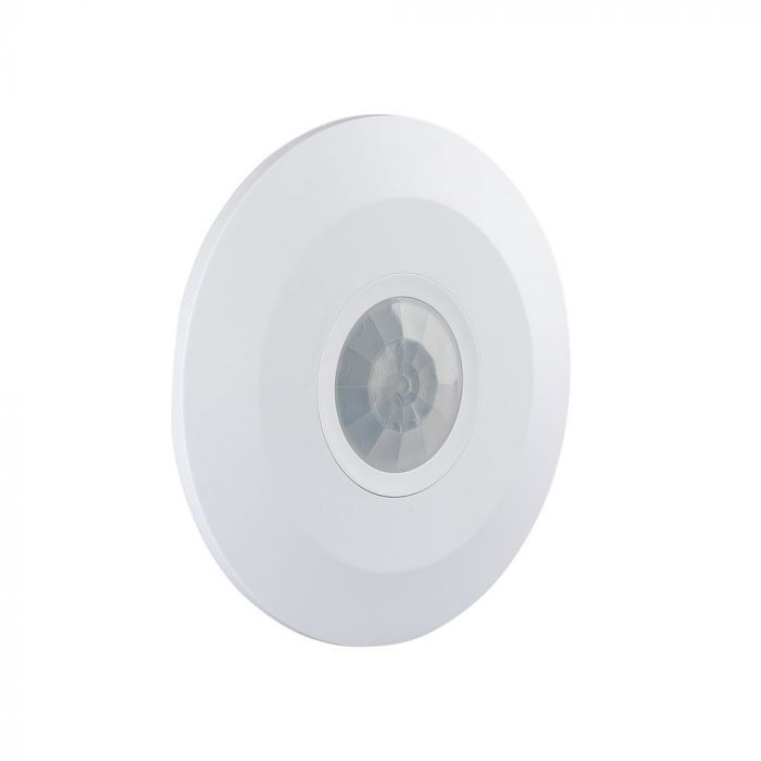 Infrasarkanais kustības sensors, griestu, balts, regulējams laiks un LUX (līdz 1000W), V-TAC