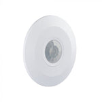 Infrasarkanais kustības sensors, griestu, balts, regulējams laiks un LUX (līdz 1000W), V-TAC