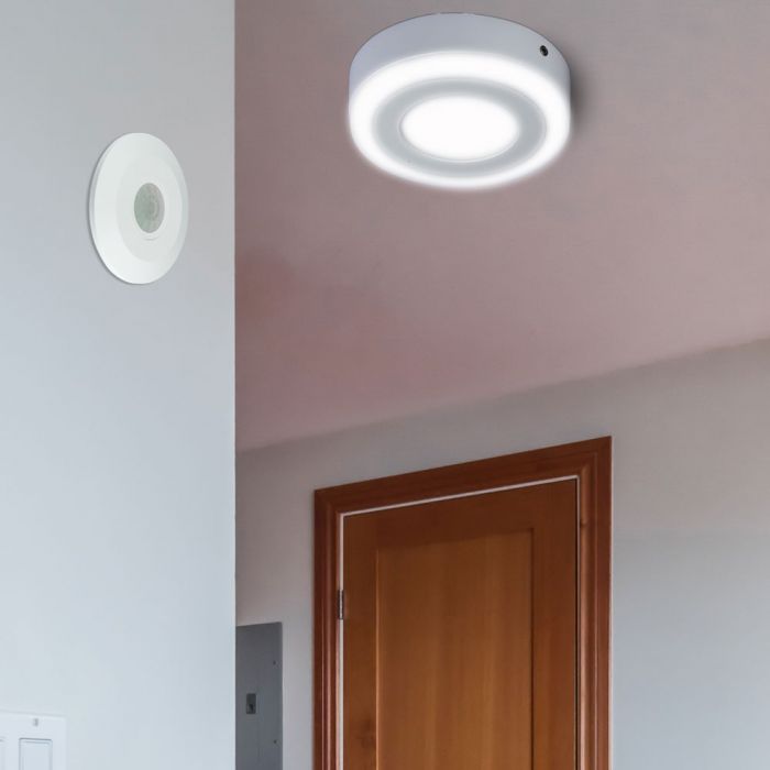 Infrared motion sensor, ceiling, white, adjustable time and LUX (up to 1000W), V-TAC