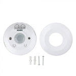 Infrasarkanais kustības sensors, griestu, balts, regulējams laiks un LUX (līdz 1000W), V-TAC
