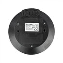 Infrared motion sensor, ceiling, black, adjustable time and LUX, Max 1000W LED, 360°, V-TAC