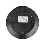 Infrasarkanais kustības sensors, griestu, melns, regulējams laiks un LUX,  Max 1000W LED,  360°, V-TAC