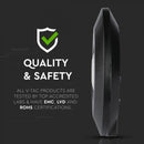 Infrared motion sensor, ceiling, black, adjustable time and LUX, Max 1000W LED, 360°, V-TAC