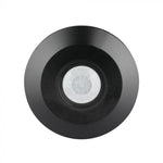 Infrasarkanais kustības sensors, griestu, melns, regulējams laiks un LUX,  Max 1000W LED,  360°, V-TAC