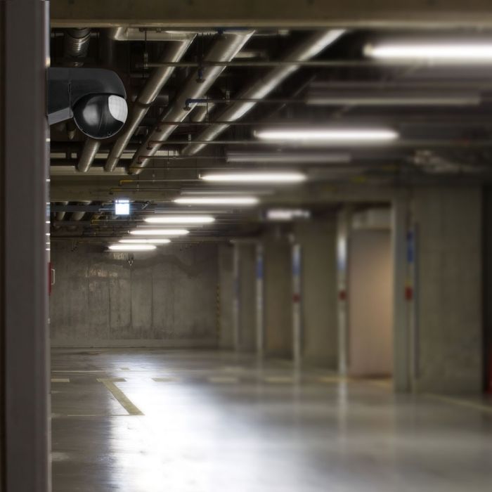 Infrared motion sensor, rotatable, black, adjustable time and LUX (up to 400W), V-TAC