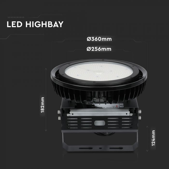 500W (60000Lm) LED laovalgusti, IP65, V-TAC SAMSUNG, 5 aasta garantii, 4000K neutraalne valge