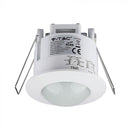 Infrared motion sensor, ceiling, adjustable time and LUX (up to 300W), V-TAC