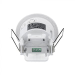 Infrasarkanais kustības sensors, griestu, regulējams laiks un LUX (līdz 300W), V-TAC