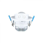 Infrasarkanais kustības sensors, iebūvējams, griestu, balts, regulējams laiks un LUX , Max 400W LED,  360°, V-TAC