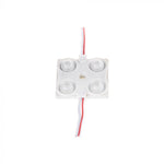 1.44W(135Lm) LED Modulis V-TAC ar SMD2835 4 diodēm, 3 m pašlīmējošs, IP68, auksti balta 6000K