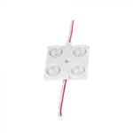 1.44W (135Lm) LED moodul V-TAC koos SMD2835 4 dioodiga, 3 m isekleepuv, IP68, PUNANE valgus