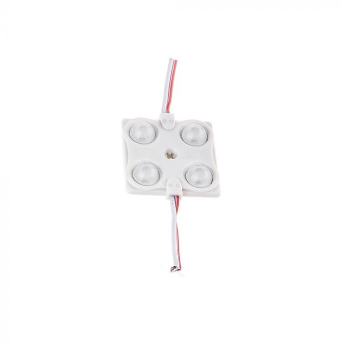 1.44W (135Lm) LED moodul V-TAC koos SMD2835 4 dioodiga, 3m isekleepuv, IP68, ROHELINE valgus