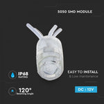 0.24W(22Lm) LED iebūvējams Modulis V-TAC ar SMD5050 1diodi, IP68, ZILA gaisma