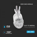 0.24W(22Lm) LED встраиваемый модуль V-TAC с SMD5050 1 диодом, IP68, ЗЕЛЕНЫЙ свет