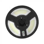7.5W(1000Lm) LED päikesevalgusti, ümmargune, RF-anduriga, IP65, V-TAC, LiFePO4 3.2V 32650, 15AH, neutraalne valge valgus 4000K