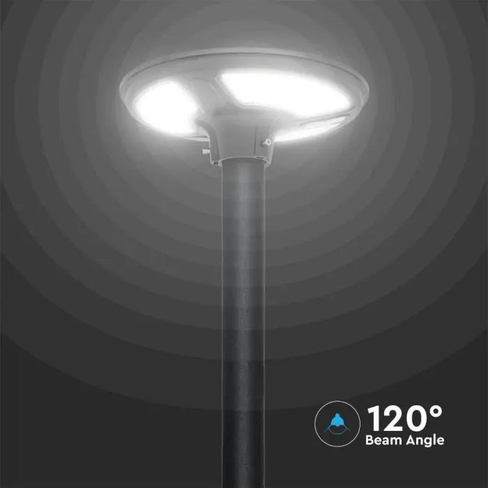 7.5W(1000Lm) LED päikesevalgusti, ümmargune, RF-anduriga, IP65, V-TAC, LiFePO4 3.2V 32650, 15AH, neutraalne valge valgus 4000K