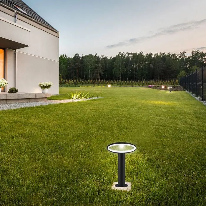 9W(500Lm) LED Garden Light, IP54, V-TAC, dark grey, warm white 3000K