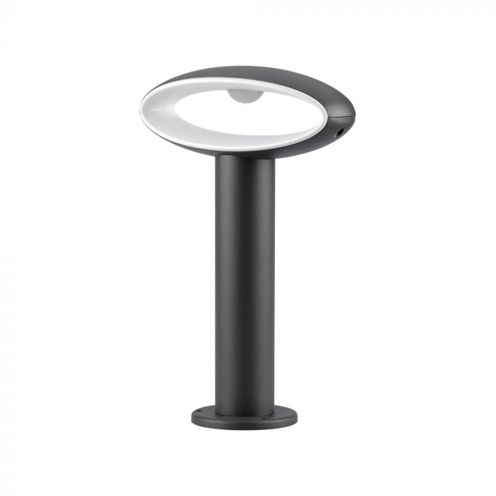 9W(500Lm) LED Garden Light, IP54, V-TAC, dark grey, warm white 3000K