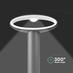 9W(500Lm) LED Garden Light, IP54, V-TAC, dark grey, warm white 3000K
