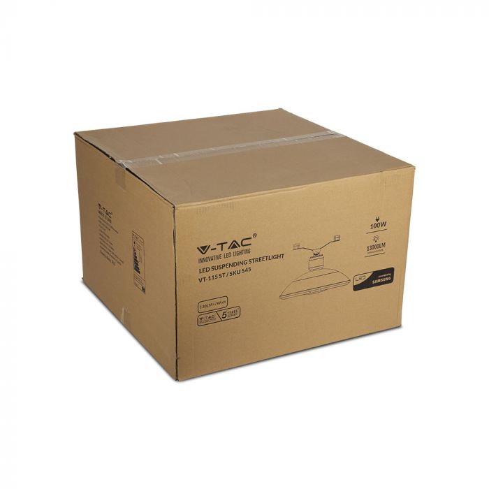 100W(13000Lm) LED Street Light, V-TAC SAMSUNG, 5 years warranty, IP65, neutral white 4000K