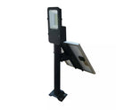 50W(4000Lm) LED solārais ielas gaismeklis ar Li-ion 6.4V/27.5AH bateriju, IP65, V-TAC, neitrāli balta gaisma 4000K