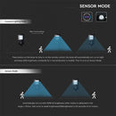 40W (4800Lm) LED gatlykta med PIR rörelsesensor, IP65, V-TAC SAMSUNG, neutralt vitt ljus 4000K