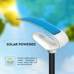 LED 2000Lm päikesepaneeliga aiavalgusti, IP65, hõbedane, 5-aastane garantii, V-TAC, jaheda valge 6400K