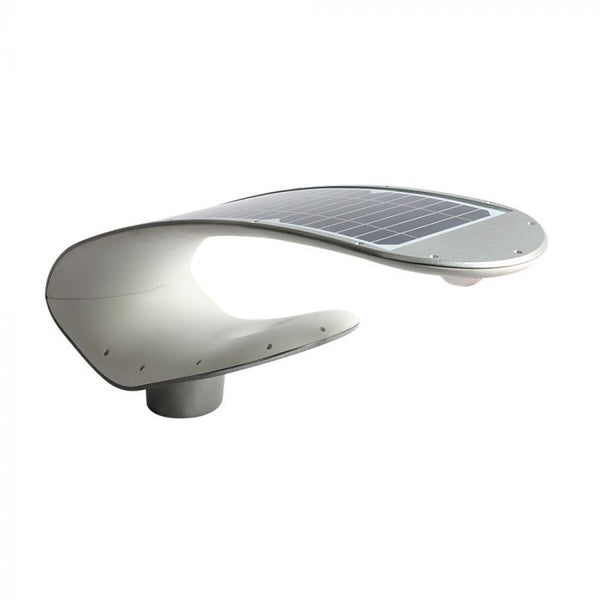 LED 2000Lm päikesepaneeliga aiavalgusti, IP65, hõbedane, 5-aastane garantii, V-TAC, jaheda valge 6400K