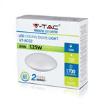 24W(1700Lm) LED plafons, IP20, apaļš, V-TAC, auksti balta gaisma 6500K