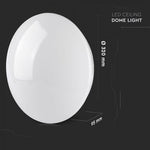24W(1700Lm) LED plafons, IP20, apaļš, V-TAC, auksti balta gaisma 6500K