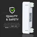 LED 200W Microwave motion sensor, IP65, Max 200W, 180°/360°, white, V-TAC