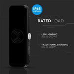 LED 200W Mikroviļņu kustības sensors, IP65, melns (līdz 200W) V-TAC