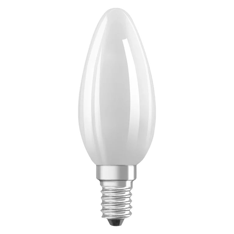 E14 5.5W(806Lm) LEDVANCE LED spuldze, IP20, dimmējama, silti balta gaisma 2700K