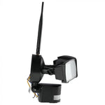 18W(600Lm) LED Wi-Fi прожектор с камерой наблюдения, V-TAC, с датчиком движения и освещенности, черный корпус, холодный белый свет 6000K