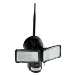 18W(600Lm) LED Wi-Fi прожектор с камерой наблюдения, V-TAC, с датчиком движения и освещенности, черный корпус, холодный белый свет 6000K