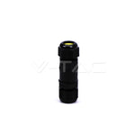 Hermetisk kontakt, svart, 5-9mm, IP68, V-TAC