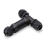 Hermetic connection, black, 8-12mm, 450V, IP68, V-TAC