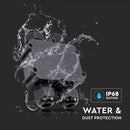 Hermetic connection, black, 8-12mm, 450V, IP68, V-TAC