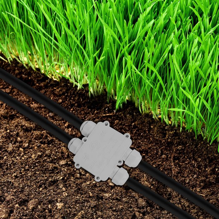 Hermetic connection, white, 8-12mm, 450V, IP68, V-TAC