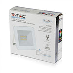 20W (1400Lm) LED SMART Spotlight koos WIFI, BLUETOOTH, RGB+WWW+W+DW, V-TAC, valge korpusega