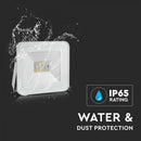 20W(1400Lm) LED SMART Prožektors ar WIFI, BLUETOOTH, RGB+WW+W+DW, V-TAC, balts korpuss