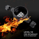 Hermetic connection, black, 5-9mm, IP68, V-TAC