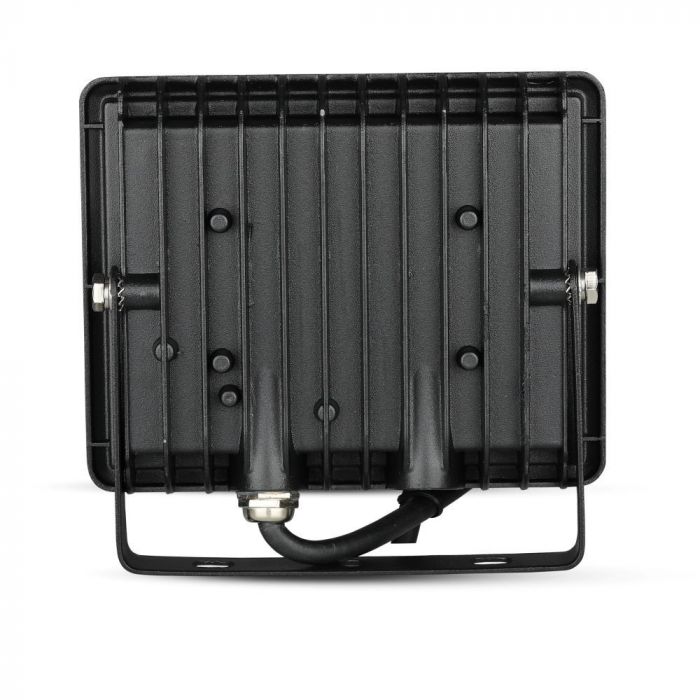 20W LED-strålkastare, V-TAC, IP65, E-serien, svart hölje, rött ljus