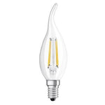 E14 3.4W(470Lm) OSRAM LED Bulb Filament, IP20, glass, dimmable, warm white light 2700K